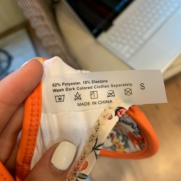 3/$23 Shein NWOT Underwire Push Up Floral Boho Western Swimsuit Bikini Top - Picture 4 of 4